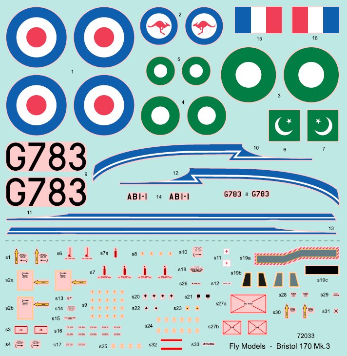 FLY 72033 1:72 Bristol 170 Freighter Mk.21