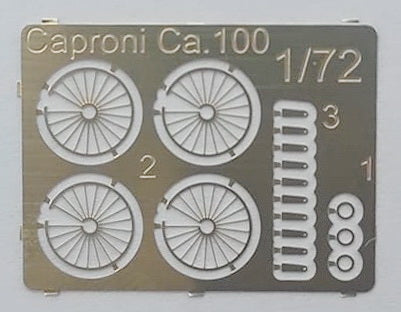 FLY 72034 1:72 Caproni Ca.100 'Landplane' I-M model, I-M clear parts, p/e parts