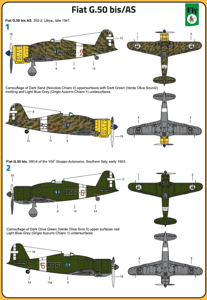 FLY 72049 1:72 Fiat G.50bis/AS