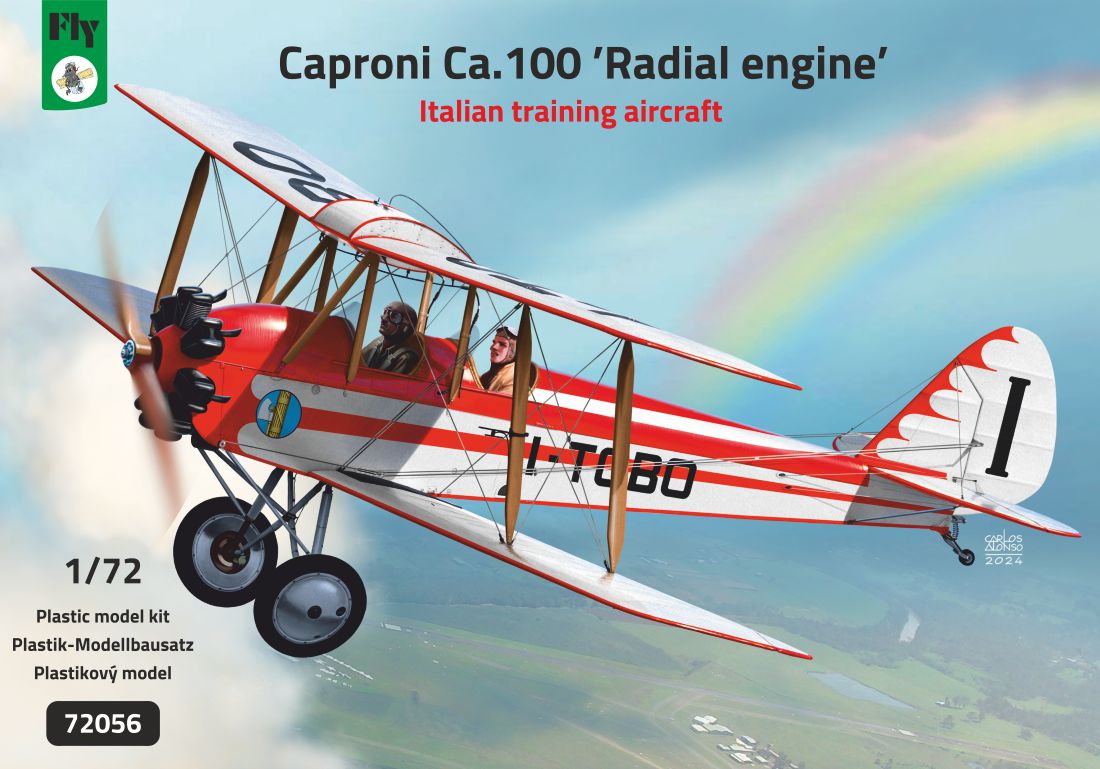 FLY 72056 1:72 Caproni Ca.100 'Radial engine' I-M model, I-M clear parts, p/e parts