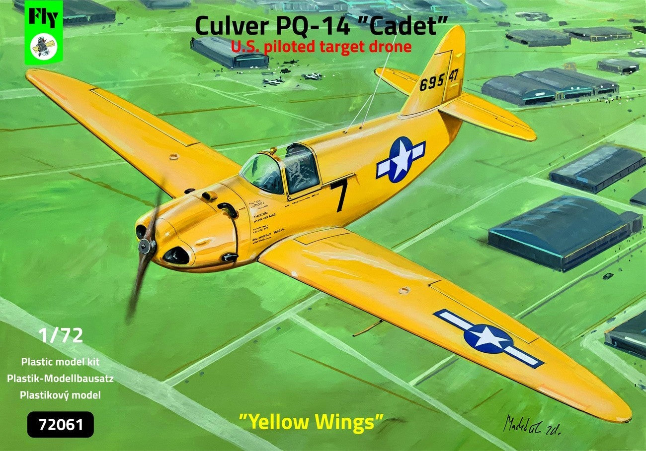 FLY 72061 1:72 Culver PQ-14 Cadet U.S. Piloted Target Drone "Yellow Wings"