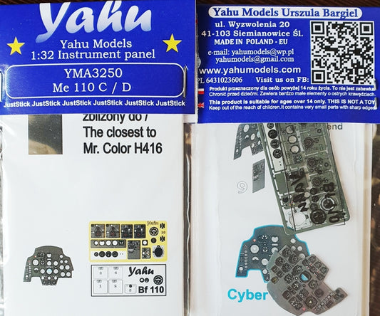 Yahu Models YMA3250 1:32 Messerschmitt Bf-110C/D