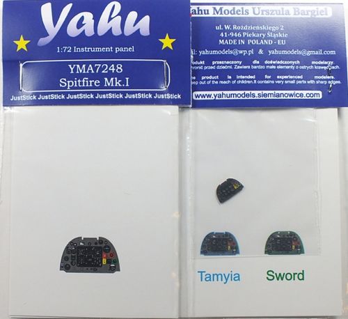 Yahu Models YMA7248 1:72 Supermarine Spitfire Mk.I