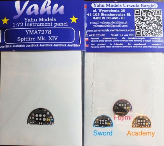 Yahu Models YMA7278 1:72 Supermarine Spitfire Mk.XIVC/Mk.XIVE