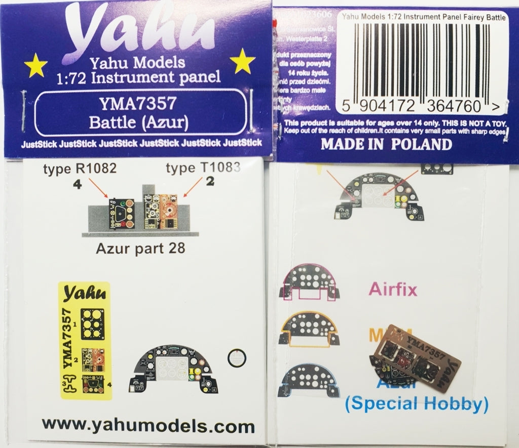 Yahu Models YMA7357 1:72 Fairey Battle Mk.I