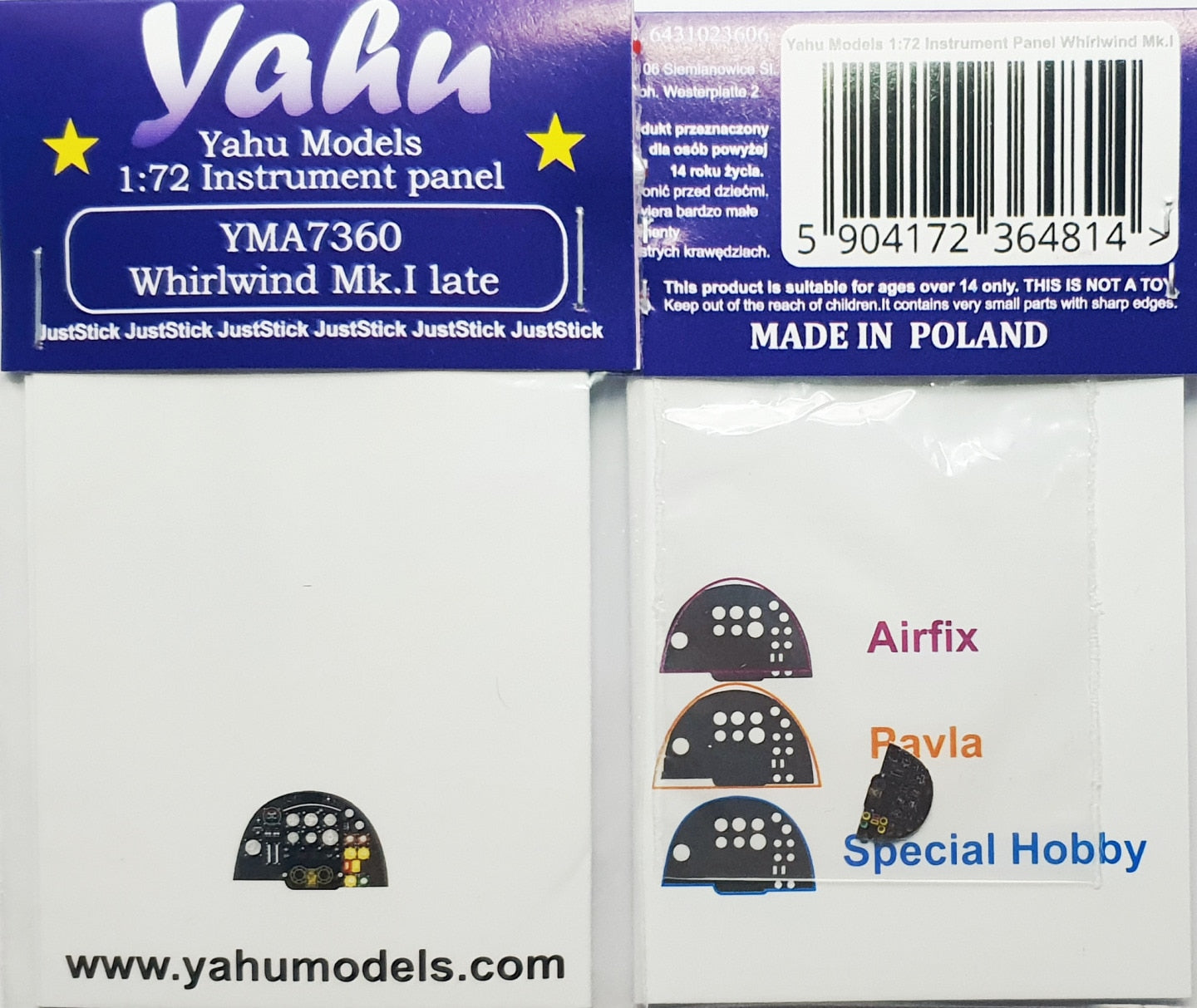 Yahu Models YMA7360 1:72 Westland Whirlwind Mk.I