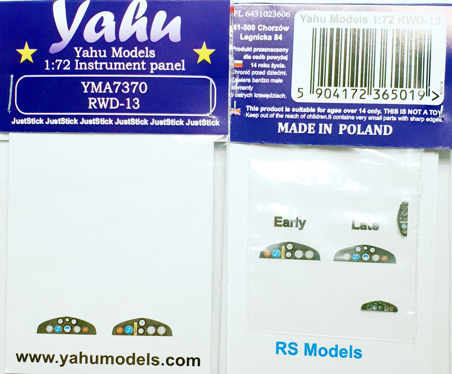 Yahu Models YMA7370 1:72 RWD-13 pre-painted