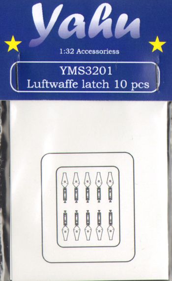 Yahu Models YMS3201 1:32 Luftwaffe cowling latch 10 pcs