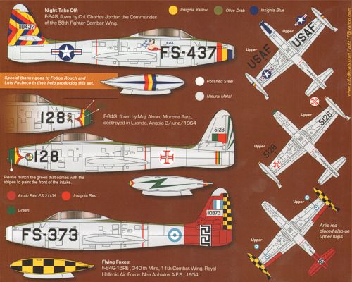 Zotz 32045 1:32 Republic F-84E/F-84G Thunderjet