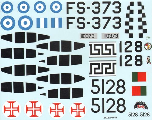 Zotz 32045 1:32 Republic F-84E/F-84G Thunderjet