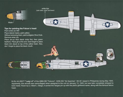 Zotz 32056 1:32 North-American B-25J Mitchells 8 gun straffers