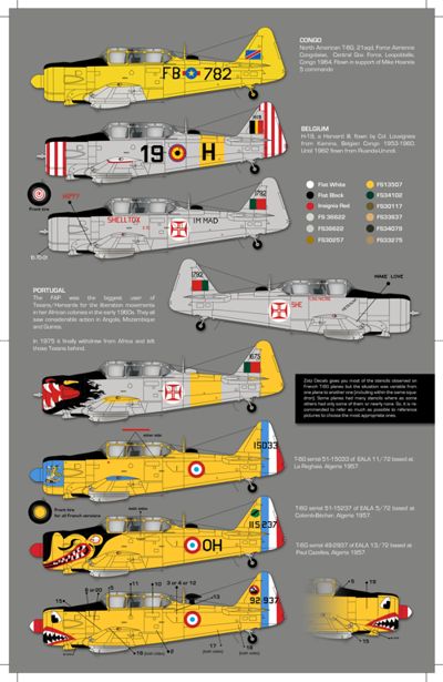 Zotz Decals 32062 1:32 North-American T-6 Texan in African Wars