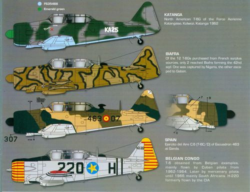 Zotz Decals 32062 1:32 North-American T-6 Texan in African Wars