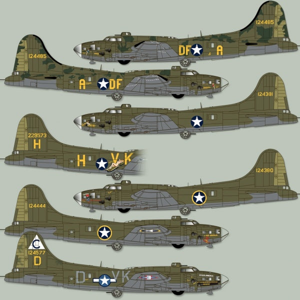 Zotz decals 32082 1:32 B-17F Flying Fortress At War part 2