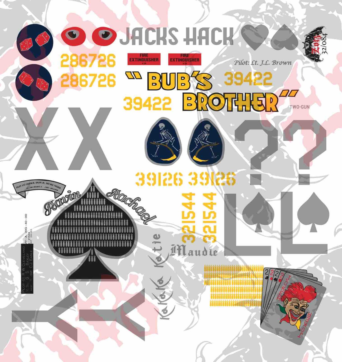 Zotz decals 32084 1:32 A-20G Havoc in the Pacific theatre of operations in WWII