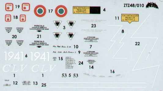 Zotz 48010 1:48 Panavia Tornado IDS Italian Air Force 50 Stormo, 155 Gruppo. 60th Anniversary scheme at NATO Tiger Meet 2002