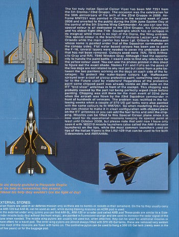 Zotz decals 48031 1:48 F-16A Italian Air Force