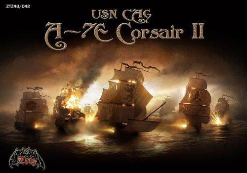 Zotz decals 48042 1:48 LTV A-7E Corsair II CAG aircraft