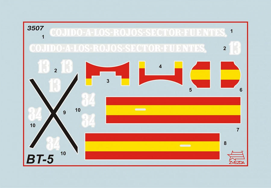 Zvezda 3507 1:35 Soviet BT-5 Light Tank