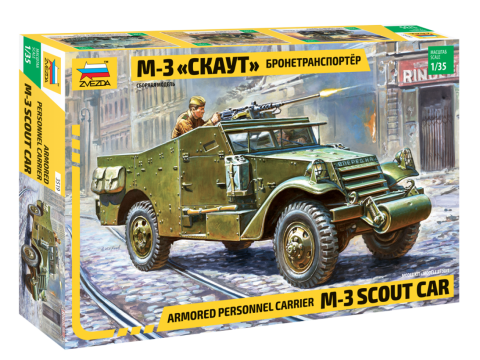 Zvezda 3519 1:35 M3A1 Scout Car