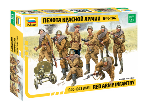 Zvezda 3526 1:35 Soviet Red Army Infantry 1940-42 (WWII)