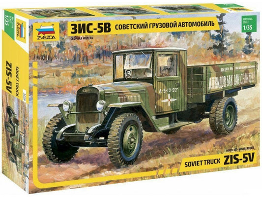 Zvezda 3529 1:35 Soviet Zis-5V Soviet Truck