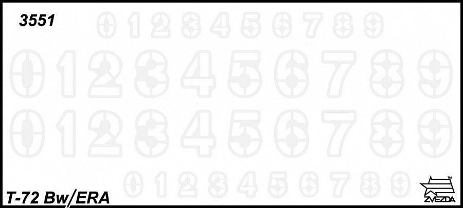 Zvezda 3551 1:35 Soviet T-72B with ERA