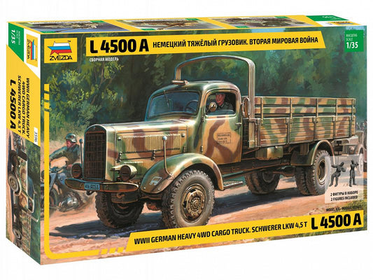 Zvezda 3596 1:35 L-4500A German Heavy Cargo Truck