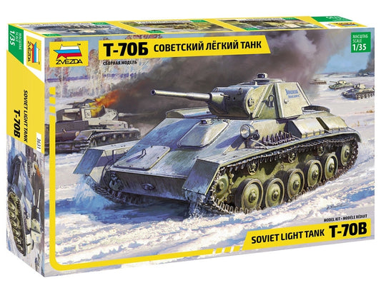Zvezda 3631 1:35 Soviet T-70B Tank