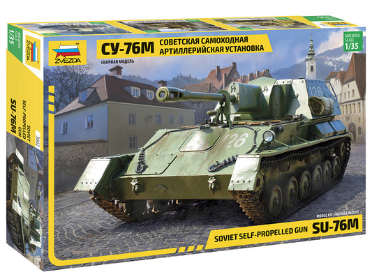 Zvezda 3662 1:35 SU-76 Soviet SPG