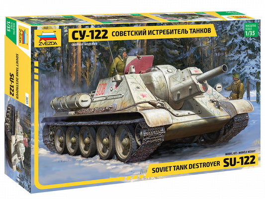 Zvezda 3691 1:35 SU-122 Self-Propelled Gun