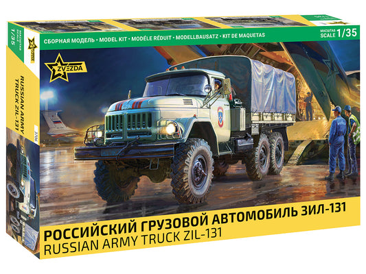 Zvezda 3706 1:35 Zil-131 Russian Army Truck