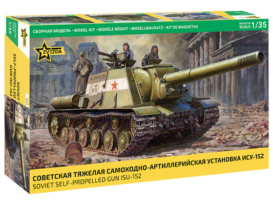 Zvezda 3721 1:35 Soviet ISU-152 Self-Propelled Gun