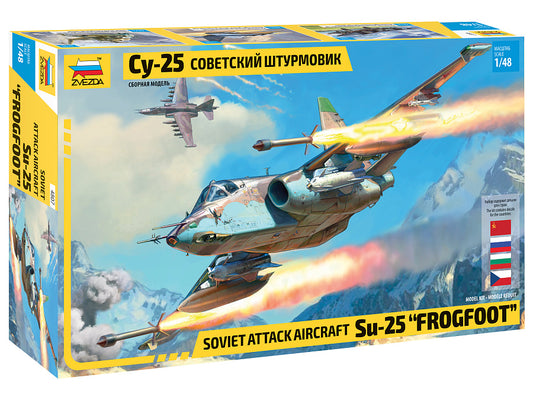Zvezda 4807 1:48 Sukhoi SU-25 Frogfoot New Tooling
