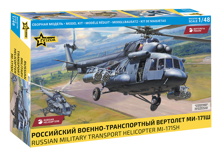 Zvezda 4835 1:48 Mil Mi-171SH Russian Military Transport