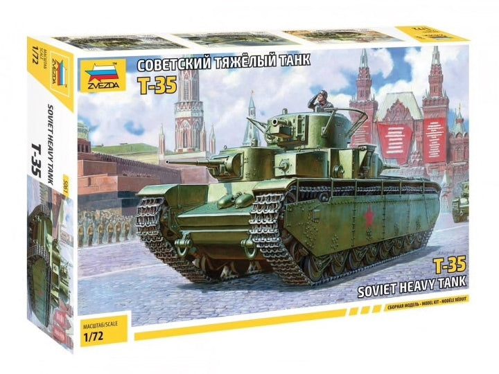 Zvezda 5061 1:72 Soviet T-35 Heavy Tank