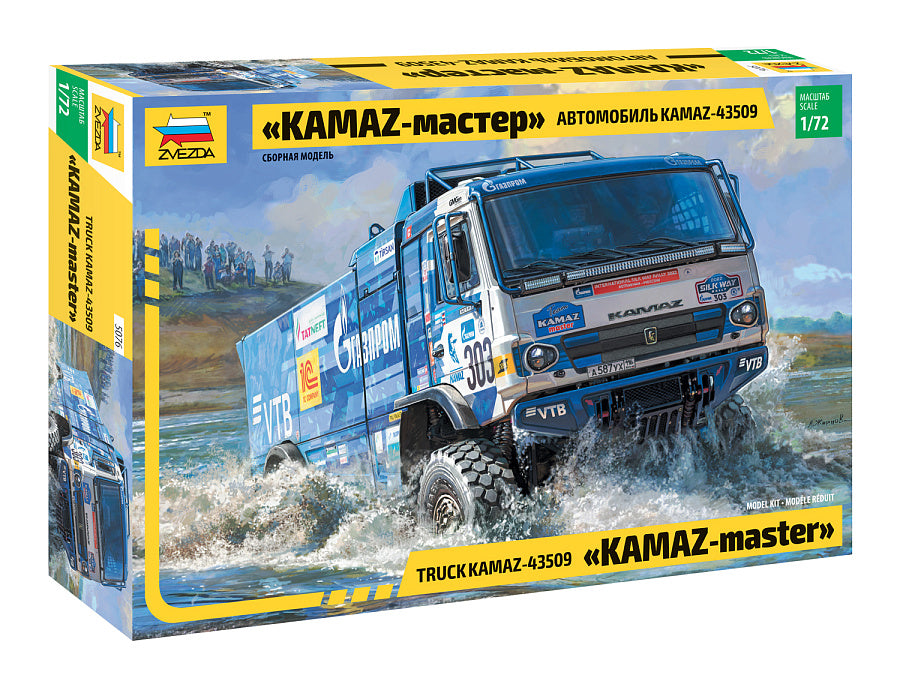 Zvezda 5076 1:72 Soviet KAMAZ 43509 Master