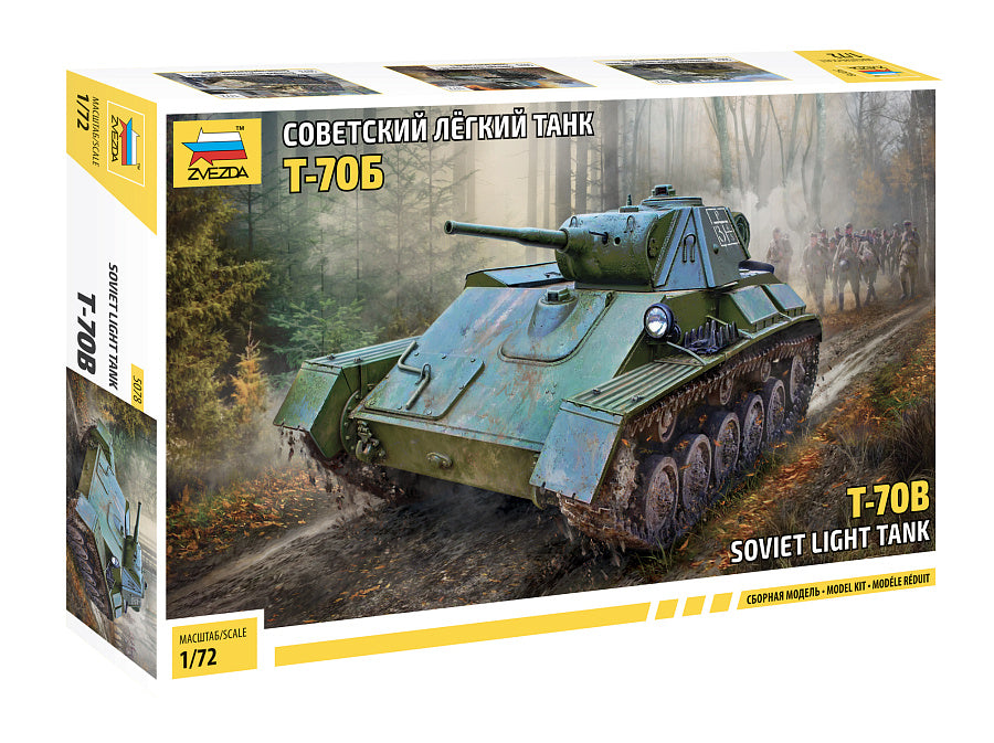 Zvezda 5078 1:72 Soviet T-70 Light Tank