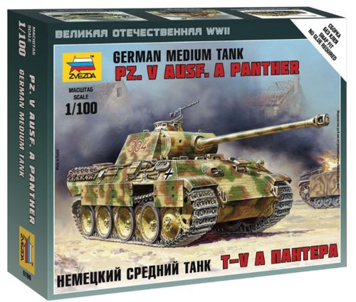 Zvezda 6196 1:100 Pz.Kpfw.V Ausf.A Panther