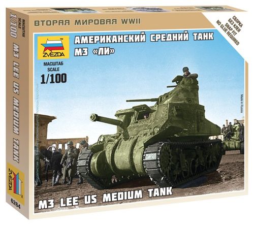 Zvezda 6264 1:100 M3 Lee
