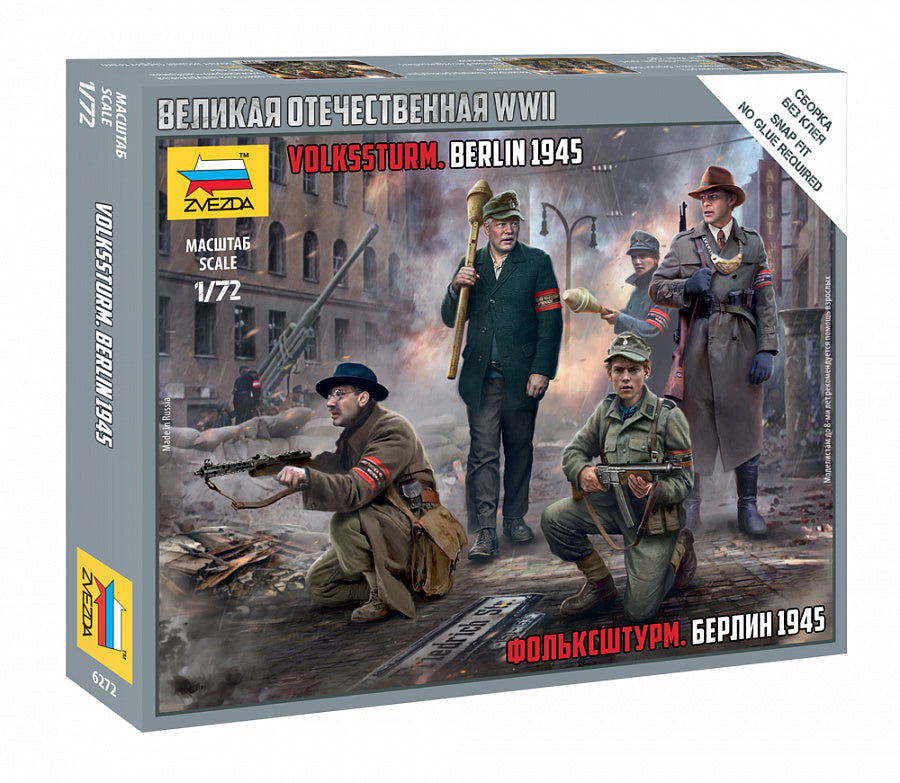 Zvezda 6272 1:72 Volkssturm. Berlin 1945