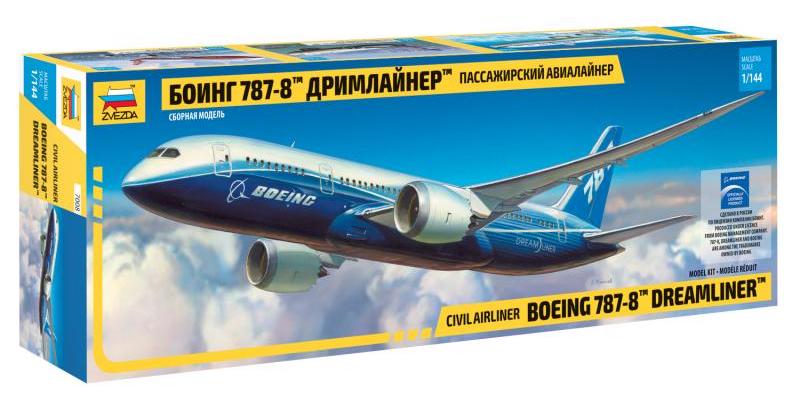 Zvezda 7008 1:144 Boeing 787-8 Dreamliner (ex-Revell)