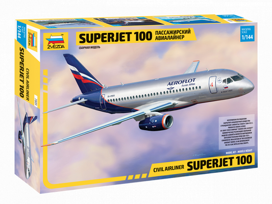Zvezda 7009 1:144 Sukhoi Superjet 100 (SJ-100)