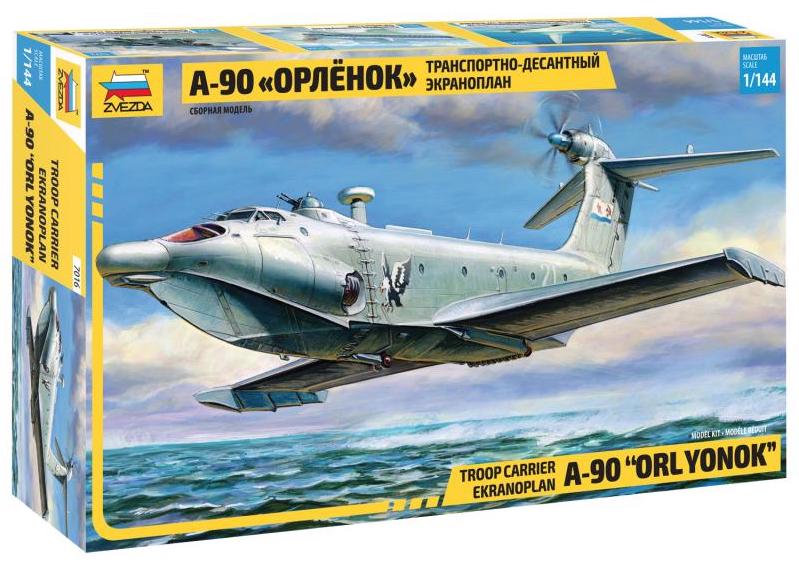 Zvezda 7016 1:144 Ekranoplan A-90 Orljonok Caspian Sea Monster