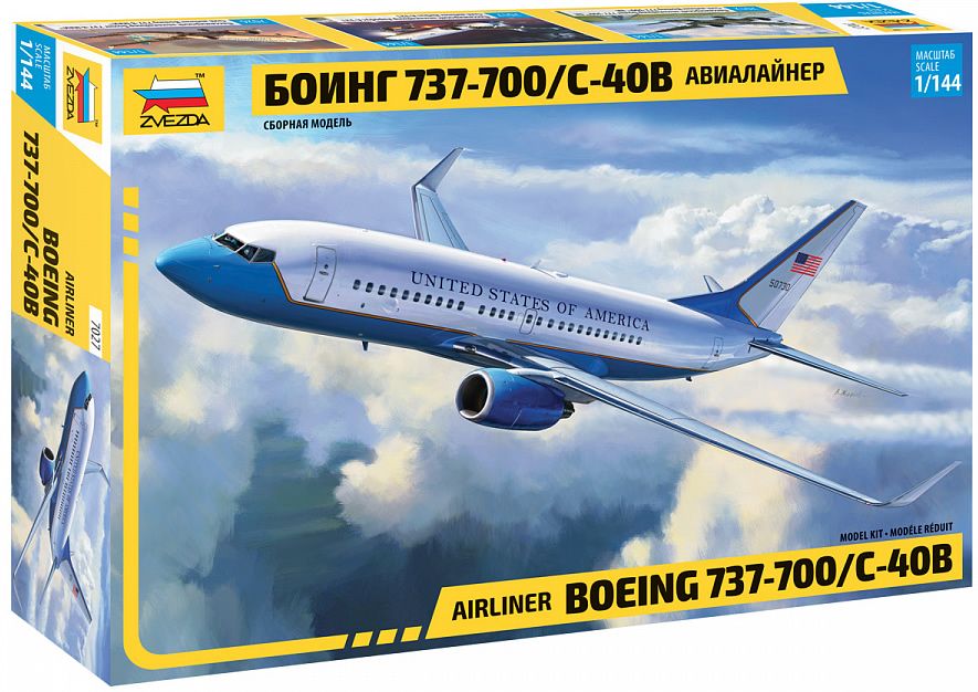 Zvezda 7027 1:144 Boeing 737-700