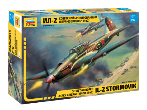 Zvezda 7279 1:72 Ilyushin Il-2M3 (1942)