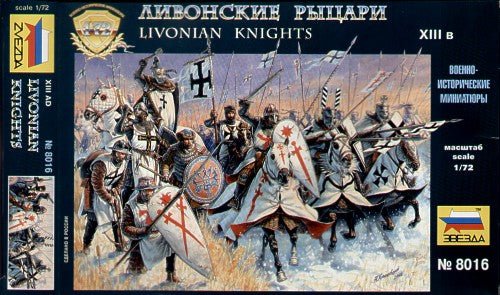 Zvezda 8016 1:72 Livonian Knights XIIB