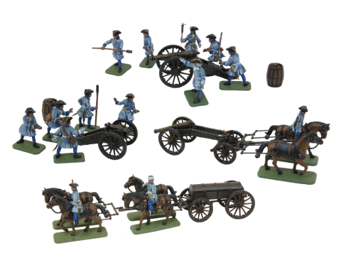Zvezda 8066 1:72 Swedish Artillery Charles XII