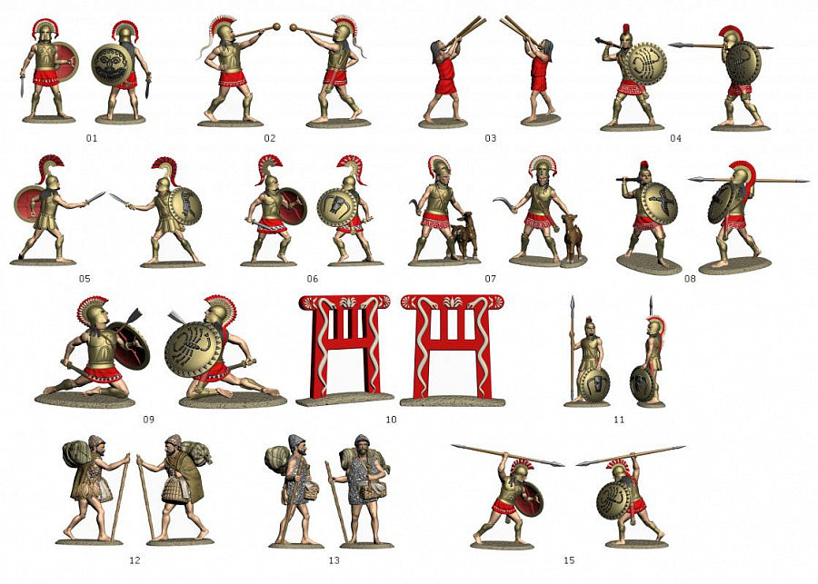 Zvezda 8068 1:72 Spartans V -IV BC