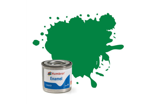 Humbrol 002 Emerald Green Gloss 14ml Enamel Paint